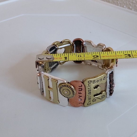 Love Forever Mother Metal Stretch Bracelet - Picture 12 of 14